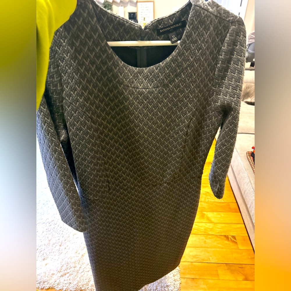 Wool midi dress